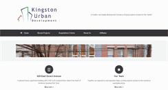 Desktop Screenshot of kingstonurban.com